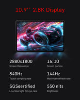 Redmagic Nova Gaming Tablet Black 16GB+512GB